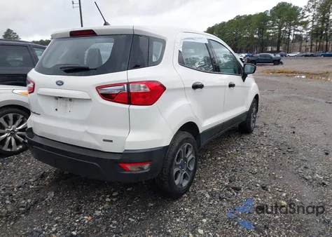 2019 Ford Ecosport S from USA, damaged, VIN MAJ3S2FE2KC274815